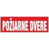 F dvere Požiarne dvere 150x50 mm